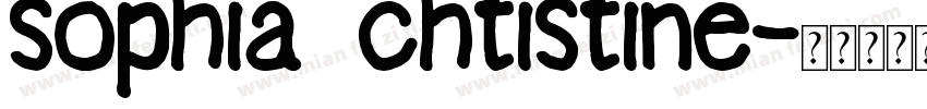 sophia chtistine字体转换